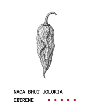 The ChilliLab Naga Bhut Jolokia chilli mash 100 ml