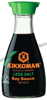Kikkoman sójová omáčka se sníženým obsahem soli (s dávkovačem) 150ml