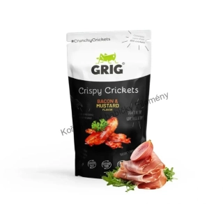 Grig Křupaví cvrčci slanina a hořčice 20g
